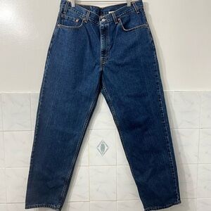 Vintage Levis 550 Blue Denim Jeans Mens 36x30 Relaxed Fit Made in USA Y2K